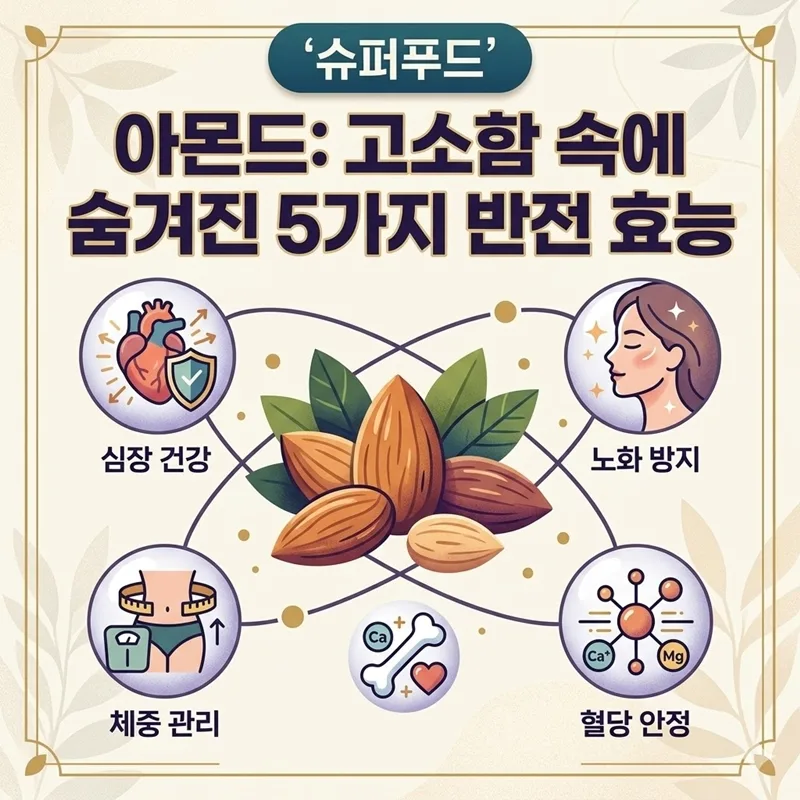 아몬드 5가지 효능